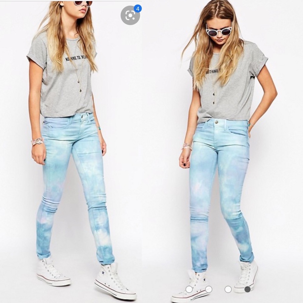 WILDFOX Tie-Die Marianne Skinny Magic Daydream